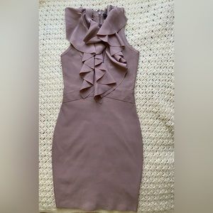 🎀 BODY-CON DRESS / WOW COUTURE/ DUSTY PINK /SIZE S 🩷